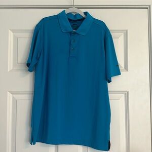 Boys Slazenger golf polo youth Large blue